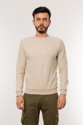 Cazador 5620 Erkek Selanik Sweatshirt Ekru 