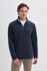 Cazador 5632 Erkek Polar Sweatshirt Mavi 