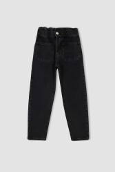 Defacto N9175A6-22K Kız Çocuk Jean Pantolon Gri 