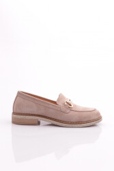 Dgn 246 Kadin Loafer Ayakkabi Bej 