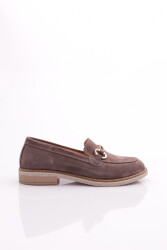 Dgn 246 Kadin Loafer Ayakkabi Kahverengi 