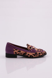 Dgn 3353 Kadin Loafer Ayakkabi Mor 