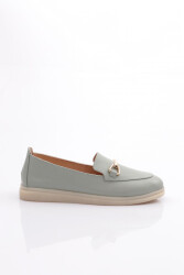 Dgn 409 Kadin Loafer Ayakkabi Yeşil 