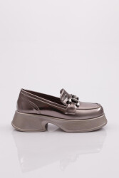 Dgn 521 Kadin Loafer Ayakkabi Gri 