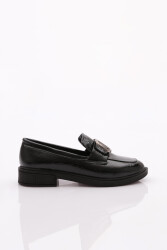 Dgn T04 Kadin Loafer Ayakkabi Siyah 