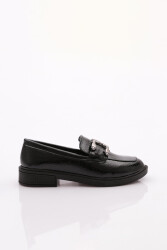 Dgn T10 Kadin Loafer Ayakkabi Siyah 