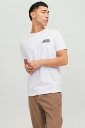 Jack & Jones 12151955 Jjecorp Logo Tee O-Neck Noos Erkek T-Shirt Beyaz 