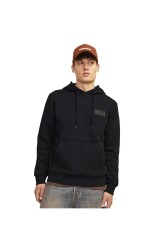 Jack & Jones 12152840 Jjecorp Logo Sweat Hood Noos Erkek Hoodie Sweatshirt Siyah 