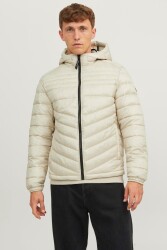 Jack & Jones 12211785-Fw Jjehero Puffer Hood Noos Erkek Mont Krem 