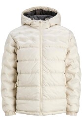 Jack & Jones 12238903-Fw Jorheat Quılted Jacket Erkek Mont Beyaz 