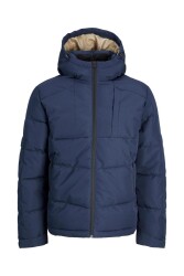 Jack & Jones 12239001-Fw Jcootıs Puffer Sn Erkek Kaban Lacivert 