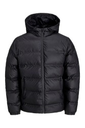 Jack & Jones 12239020-Fw Jcoelements Pu Puffer Sn Erkek Kaban Siyah 