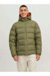 Jack & Jones 12239020-Fw Jcoelements Pu Puffer Sn Erkek Kaban Yeşil 