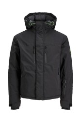 Jack & Jones 12241637-Fw Jcoalpıne Jacket Erkek Kaban Siyah 