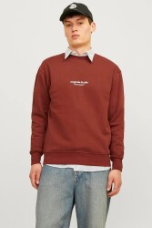 Jack & Jones 12241694 Jorvesterbro Sweat Crew Neck Noos Erkek Sweatshirt Kırmızı 