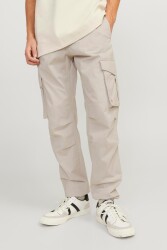 Jack & Jones 12242264 Jpstkane Jjnoah Cuffed Cargo Noos Ss Erkek Pantolon Bej 