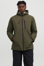 Jack & Jones 12243225-Fw Jcopayne Parka Ln Erkek Parka Kaban Yeşil 