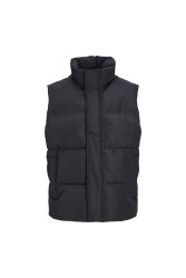 Jack & Jones 12256981 Jjebradley Bodywarmer Sn Erkek Yelek Siyah 