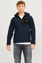 Jack & Jones 12259615 Jjtaylor Softshell Jacket Erkek Ceket Lacivert 