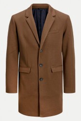 Jack & Jones 12259805 Jjchuck Coat Erkek Kaban Hardal 