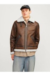 Jack & Jones 12261819 Jorcole Avıator Jacket Erkek Ceket Kahverengi 