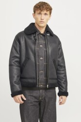 Jack & Jones 12261819 Jorcole Avıator Jacket Erkek Ceket Siyah 