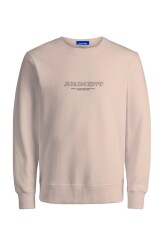 Jack & Jones 12266942 Jorbronx Sweat Crew Fst Erkek Sweatshirt Krem 