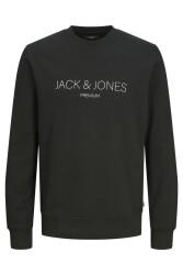 Jack & Jones Jprblajared Sweat Crew Neck Erkek Sweatshirt Siyah 