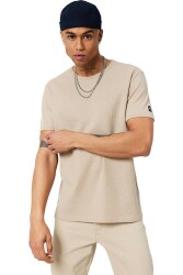 Loft Lf2029027 Ss Erkek T-Shirt Bej 