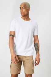 Loft Lf2029027 Ss Erkek T-Shirt Beyaz 