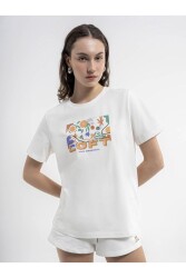 Loft Lf2033150 Ss Kadın T-Shirt Beyaz 