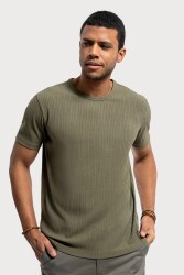 Loft Lf2034585 Ss Erkek T-Shirt Haki 