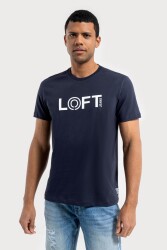 Loft Lf2035973 Cobalt Ss Regular Fit Erkek Tişört Lacivert 