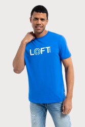 Loft Lf2035973 Cobalt Ss Regular Fit Erkek Tişört Mavi 