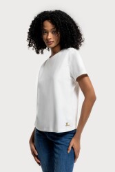 Loft Lf2036285 Ss Kadın T-Shirt Beyaz 