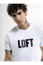 Loft Lf2036411 Ss Erkek T-Shirt Beyaz 