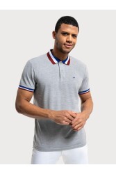 Loft Lf2036701 Ss Erkek Polo T-Shirt Gri 