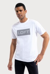 Loft Regular Fit Erkek Tişört Lf2035780 Ss Beyaz 