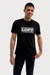 Loft Regular Fit Erkek Tişört Lf2035780 Ss Siyah 