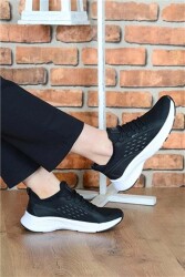 Mp 231-2390Zn Sports Casual Kadın Spor Ayakkabı Siyah Hakiki Deri 