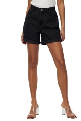 Only 15230571 Onlvega Hw Mom Shorts Noos Kadın Şort Siyah 