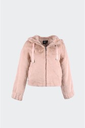 Only 15260047-22K Onlvıda Fur Hooded Jacket Cc Otw Kadın Kaban Renkli 