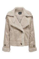 Only 15293012 Onlylva Faux Suede Bonded Jacket Cc Otw Kadın İçi Kürklü Mont Bej 