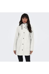 Only 15304784 Onlnewellen Raıncoat Otw Cc Ss Kadın Yağmurluk Beyaz 