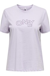 Only 15339251 Onllotta S/S Tee Cs Jrs Kadın T-Shirt Mor 