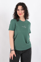 Only 15339251 Onllotta S/S Tee Cs Jrs Kadın T-Shirt Yeşil 