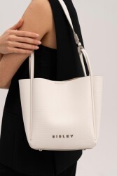 Sisley Sly-049 Kadın Omuz & Kol Çantası Beyaz 