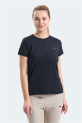 Slazenger St13Te215 Raıl Kadın T-Shirt Siyah 