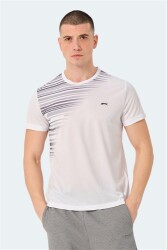 Slazenger St14Te010 Raven Erkek T-Shirt Beyaz 