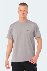 Slazenger St14Te047 Oswın Ktn Erkek T-Shirt Gri 